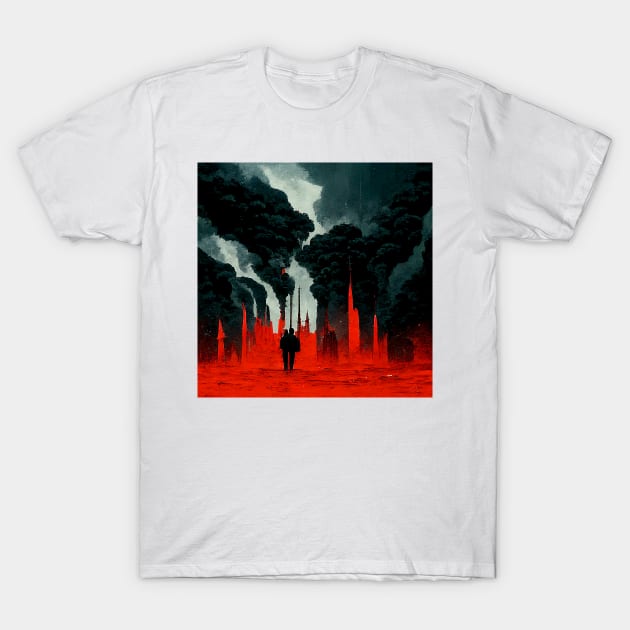 Air Pollution T-Shirt by www.TheAiCollective.art